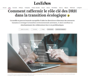  articles Les Echos Green Leadership