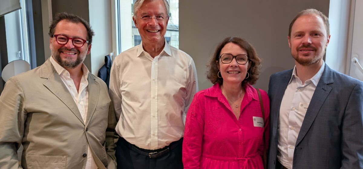 Entreprise et Progrès - Raphael Lerner, Hubert Joly, Sylvie Borias et Vincent Perrotin