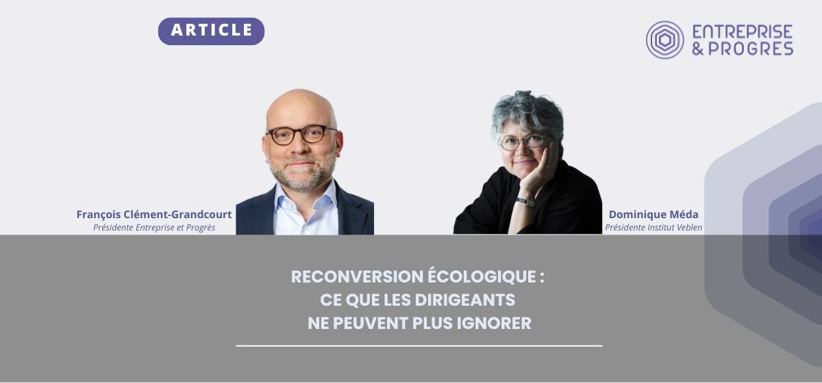 Rencontre Dominique Méda et François Clément-Grandcourt