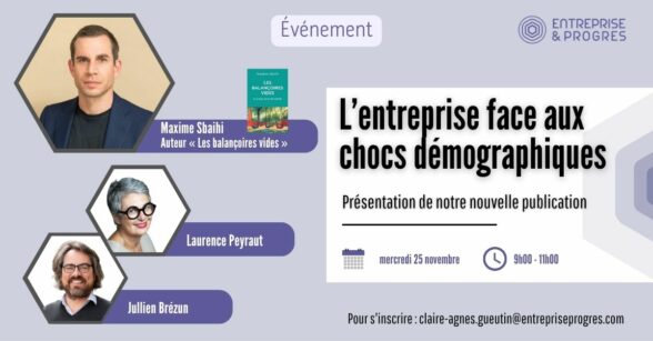 Événement de rendu de notre réflexion sur les chocs démographiques