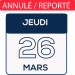 JEUDI 26 MARS JEUDI 26 MARS