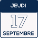 jeudi 17 septembre jeudi 17 septembre