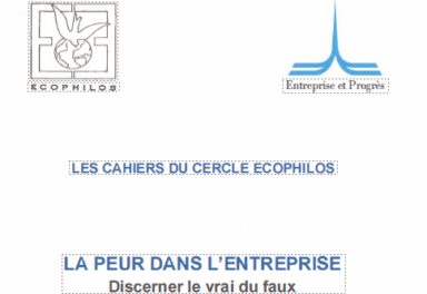 Couverture La peur dans l'entreprise (2008)