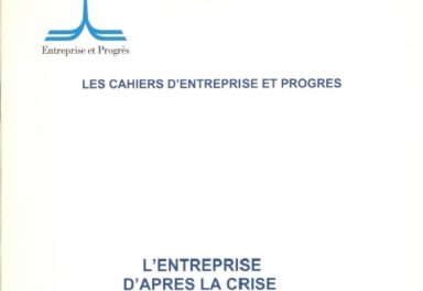 Couverture L'entreprise d'après la crise