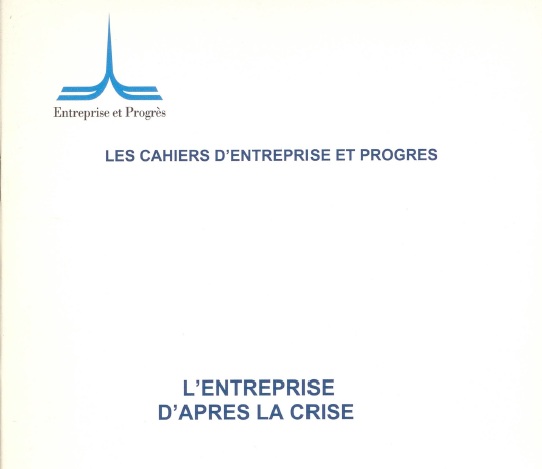 Couverture L'entreprise d'après la crise