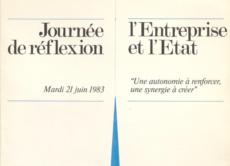 Journée de réflexion l'Entreprise et l'État