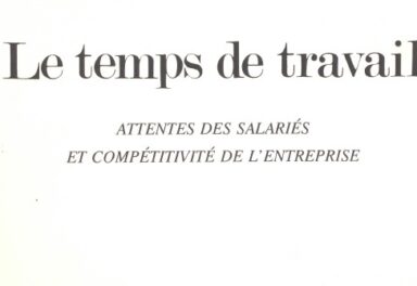 Couverture Le temps de travail 3