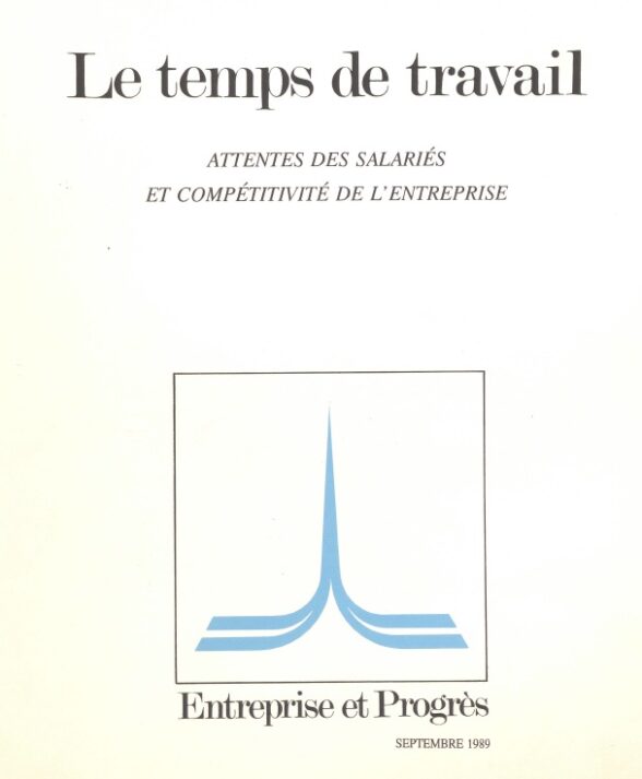 Couverture Le temps de travail